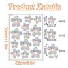 Christmas Windows Rainbow Prism Stickers Rainbow Film for Window Glass Clings Static Removable Suncatcher Decal Sticker