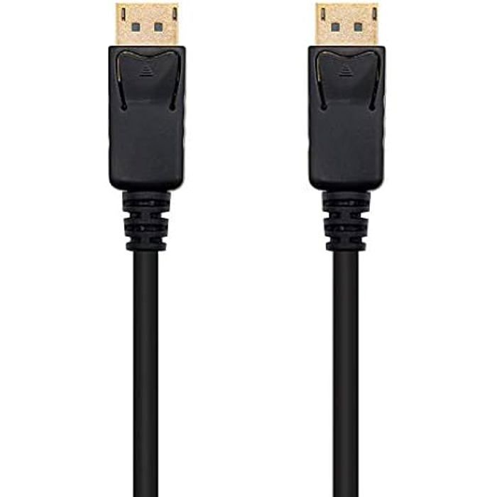 Câble DISPLAYPORT - NANO CABLE - DP/M-DP/M - 0,5 m - Résolution 4K - Plaqué or 24 carats