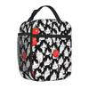 Bestselling Tuxedo Cats And Tomatoes Anime Style Cute Pattern Design Rugged Nylon Lunch Bag Desk Dining Thermal Food Carrier