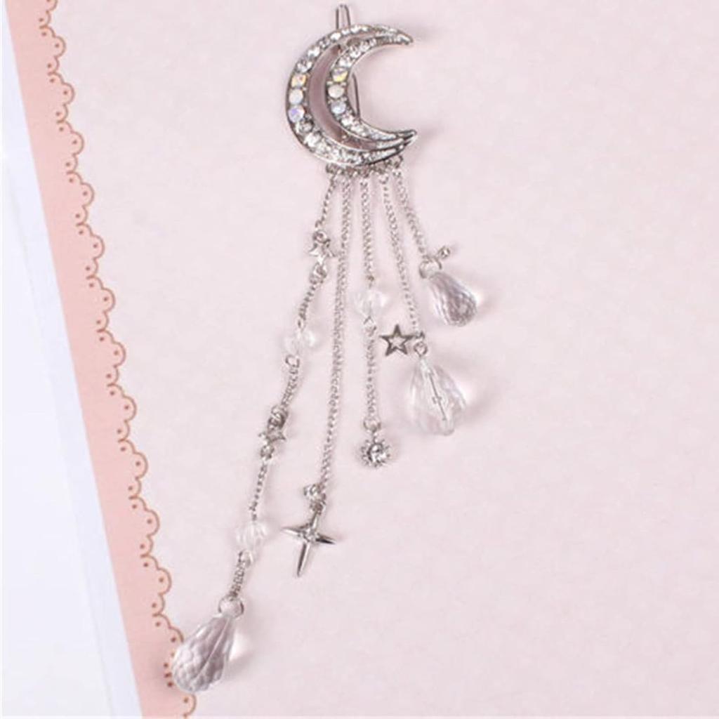 Boho Hair Clip Barrette Tassel Pendant Hair Barrette Alloy Hair Accessories for Women and Girls Gifts