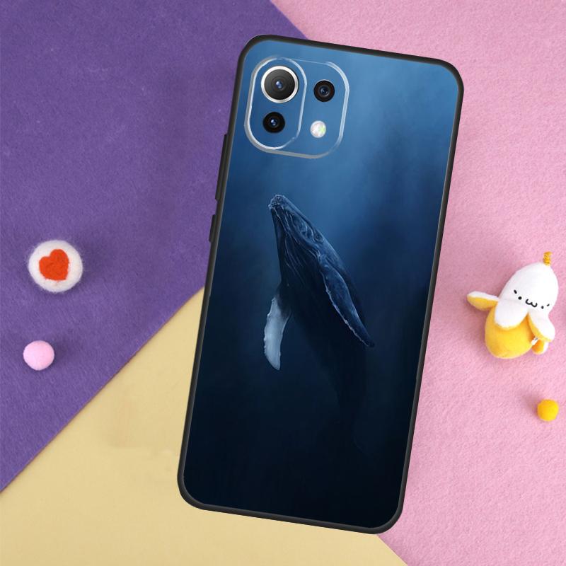 Ocean Whale Shark Swimming Case For Xiaomi 14T 11T 12T 13T Pro 13 14 15 Ultra POCO X7 Pro X3 X5 X6 F5 F6 M6 Pro Cover
