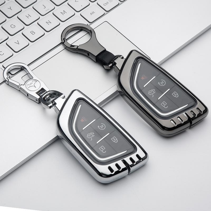 Cadillac ATLS/XTS/XT4/XT5/CT6/SRX Metal Car Key Case Keychain