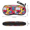 Graduation students school Graduate Glasses Case Girls Student Zipper  Eyewear Storage Box Kawaii Glasses Box