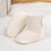 Cross-Border Winter Baby Velcro Cotton Warm Shoes with Plus Velvet Soft Sole.