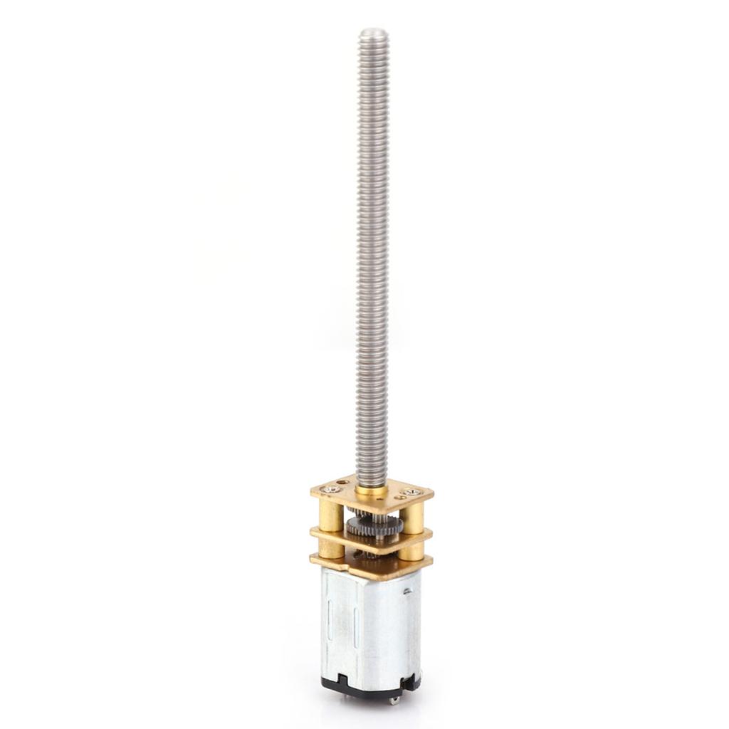 N20 Gear Motor  Screw Speed Reduction Motor M4x55mm 12V Ball Screw Accessory(200RPM)
