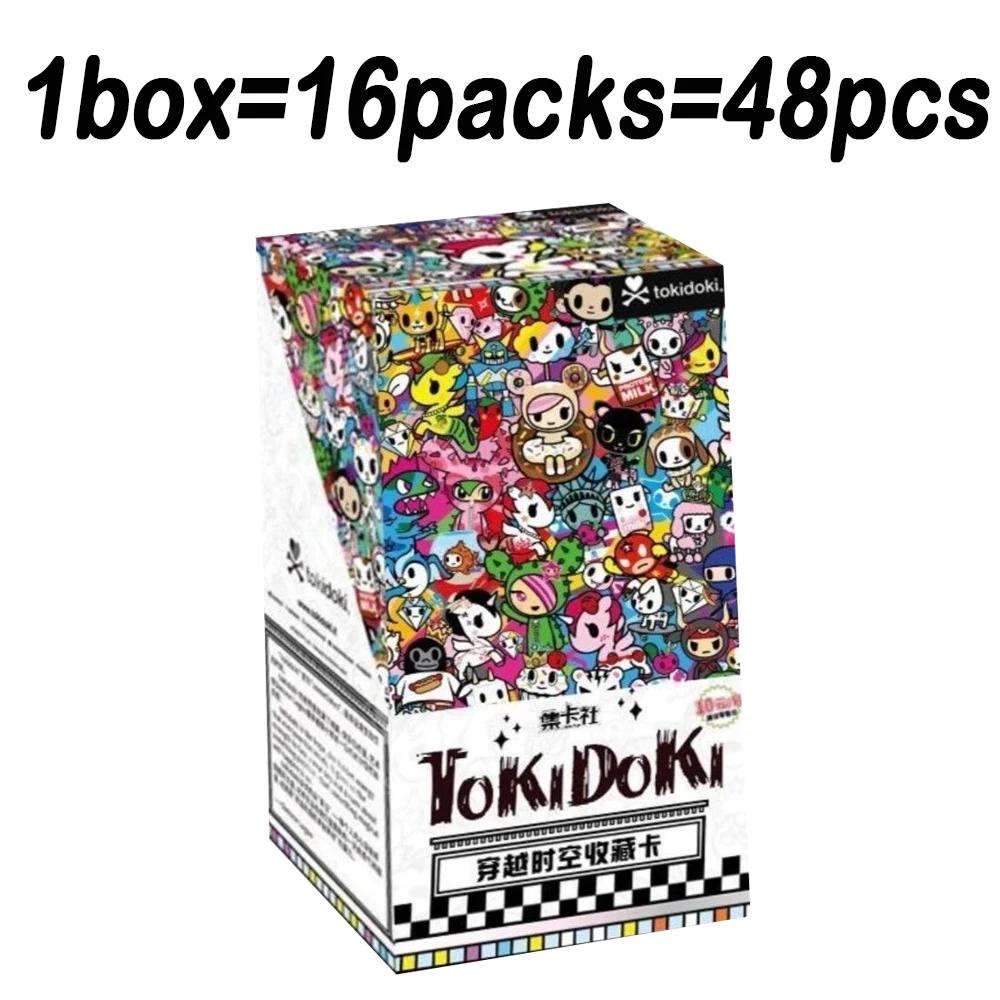 Оригинальные коллекционные карточки Tokidoki Серия Путешествие во времени Милый Единорог Аниме Торговая игра Мерч TCG CCG Хобби Подарки Игрушки
