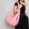 Popular Pleated Cloud Bag Fashionable One-shoulder Portable Dumpling Large Capacity Down Cotton Underarm Female