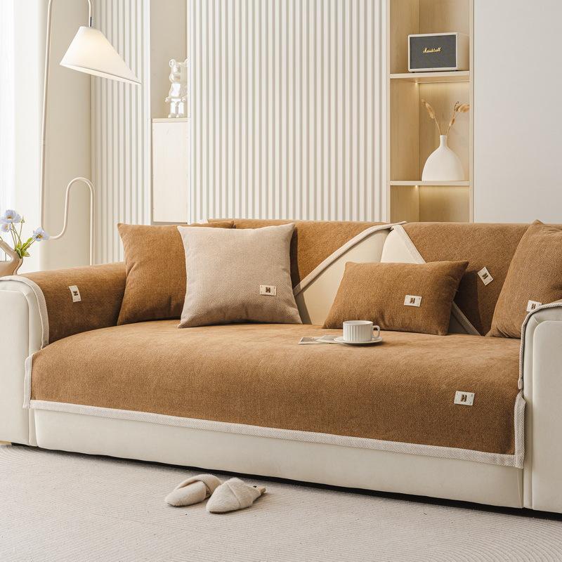 Chenier Sofa Cushion Four Seasons Universal Fabric Non-Slip Leather Sofa Simple Fashion Seat Cushion Non-Slip Cushion