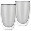 2x Szklanka Termiczna Podwójna Ścianka Do Kawy Herbaty Latte Napojów 460 Ml