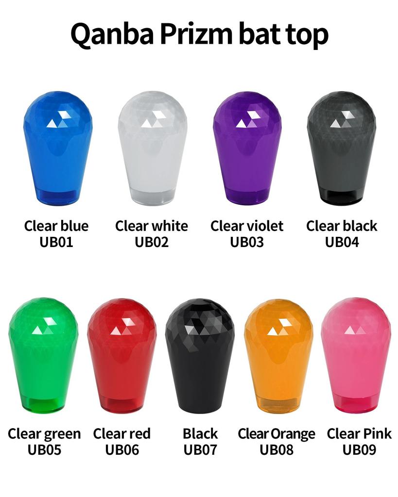 Qanba Akecon Oval Eggplant Lever Top Ball Qanba Arcade Button Video Game Custom Top Ball DIY Kit Cool American Type Lever Top Arcade Controller Clear