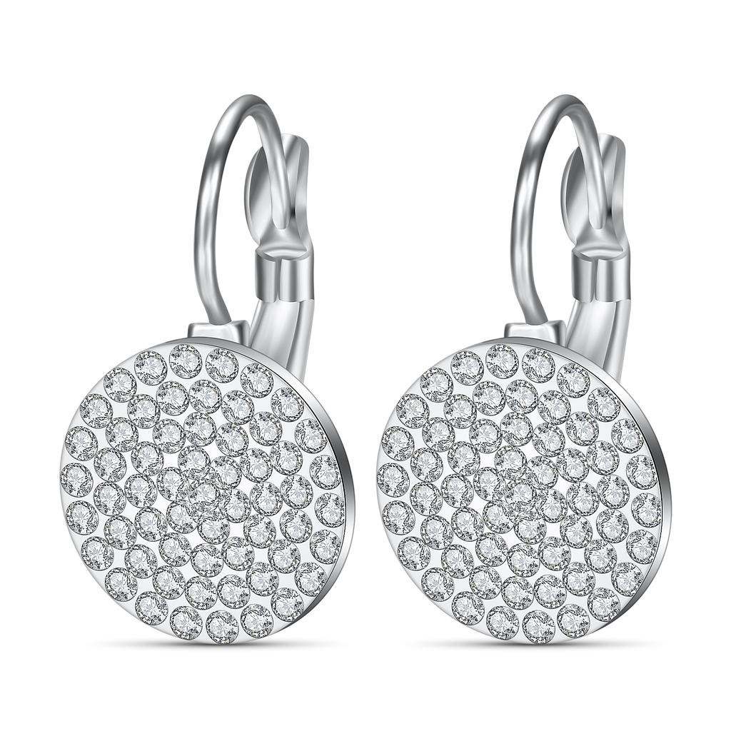 Modeschmuck Ohrringe Für Frauen 316L Edelstahl Ohrringe Kristallkugel Ohrringe Einzelhandel und