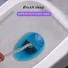 Shaped Toilet Brush with No Dead Corners Long Handle for Wall Mounted Household Bathroom Cleaning Brush Corner Seam Cleaning