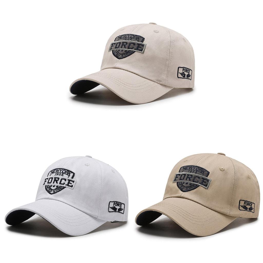 Cotton Baseball Cap With Embroidered Letters For Men And Women Outdoor Sun Protection
