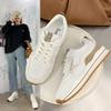 Women's sports shoes 2026 spring new breathable single shoes women's lace up casual shoes women