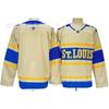 St. Louis Blues NHL Hockey Jersey Embroidered Practice Shirt Unisex Sportswear Ice Training Fan Wear