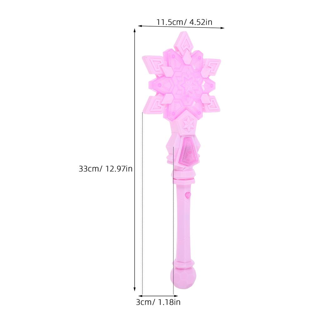 Snowflake with Glowing LED for Kids Princess Party Christmas Halloween Dress Up Role Play Accessory Light Up Fairy