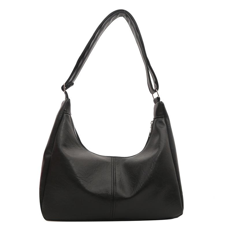 

Женская сумка-тоут, модная сумка через плечо, большая вместительная сумка, трендовая нишевая универсальная сумка-тоут Tide чёрный