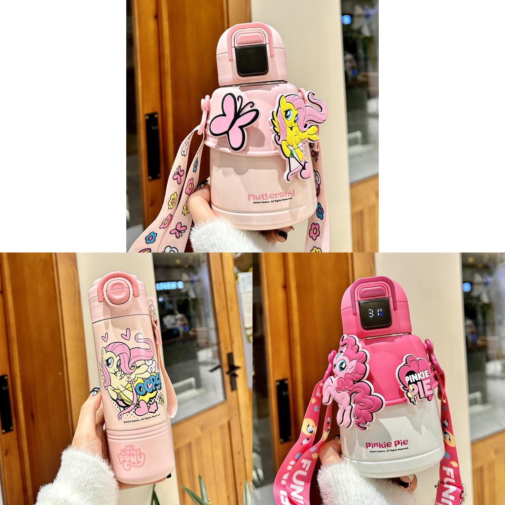 My Little Pony Children Insulated Water Bottle With Straw For School And Travel