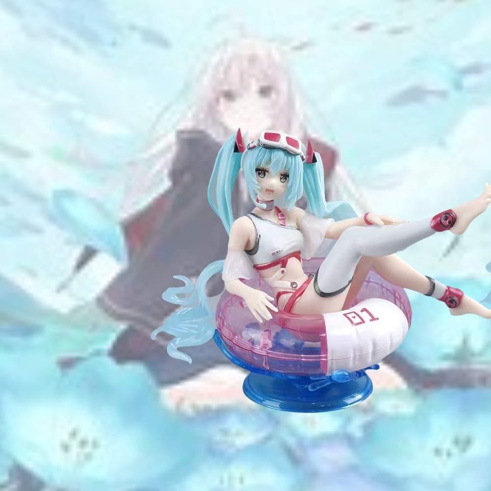 Anime Charakter Schwimmring Ornament Hexe auf Reisen PVC Figur Mikus Badebekleidung 13cm