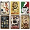 Hisun Tin Sign HD Tin Sign Vintage Coffee House Wall Decor  Retro Coffee Shop Espresso Metal Poster for Kitchen Cafe Bar