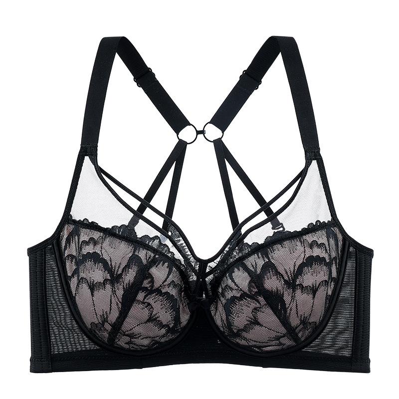 Underwear Women's Thin Collection Bra Breathable No Steel Hoop Bra Adjustable Top Support Sexy push up Bra