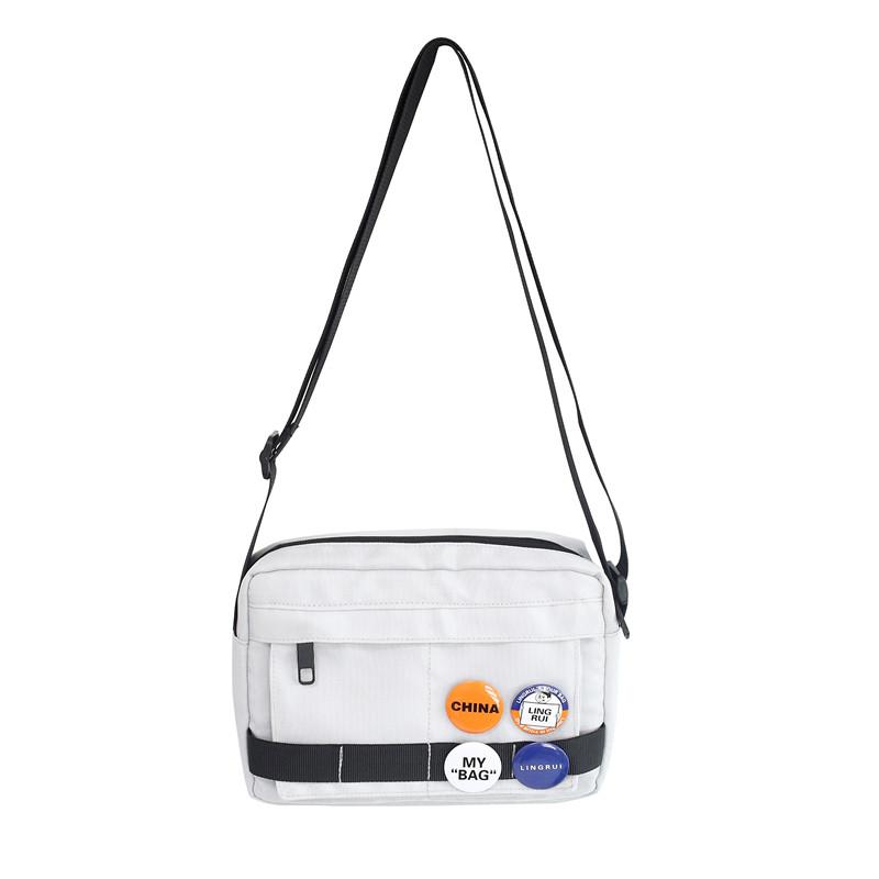

Couple crossbody bag, Ins trendy bag, fashiable women s shoulder bag, men s versatile casual bag, free shipping for workwear b (20cm<Max Length<30cm) сірий колір