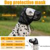 Mesh Pet Protective Veil Adjustable Fit Pet Facial Protection Mask  Prevent Facial Injuries