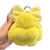 Soft Fluffy Faux Rabbit Fur Keychain Hanging Ornaments Bag Charms  Backpack Pendant