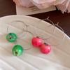 Resin Simulation Fruit Earrings Exaggerated Fruit Earrings Dangle Earrings  Vacation Accessories