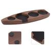Wooden Coffee Tamper Holder Coffee Tamper Mat Stand Coffee Maker Support Storage Base Walnut Large