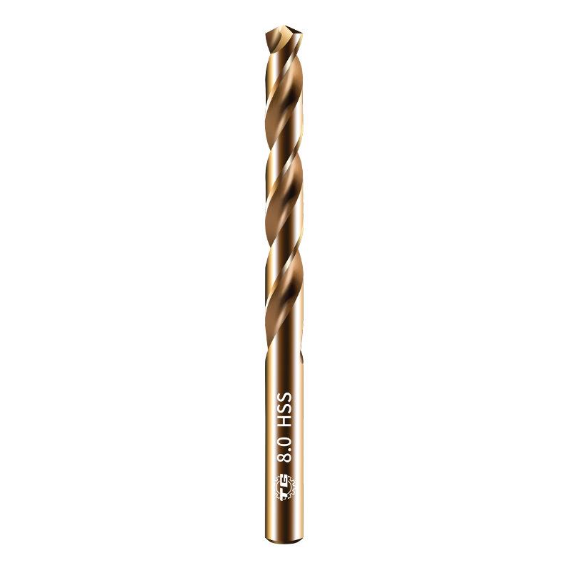 Tiangong 6542 High-Speed Steel Twist Drill, High-Hardness, Stainless Steel Straight Handle Drill