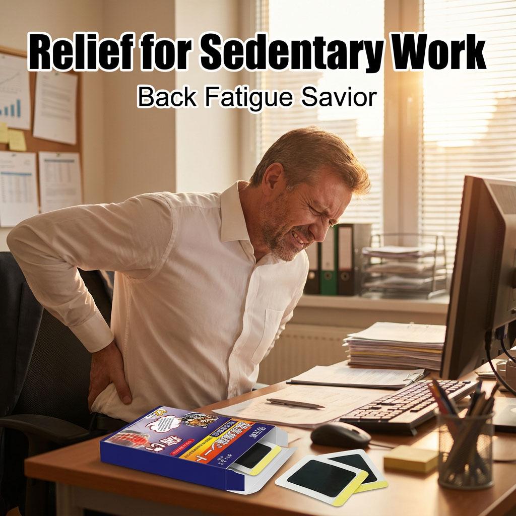 Tiger Herbal Patch for Lumbar Relief - Traditional Plaster for Lower Back Soreness & Stiffness