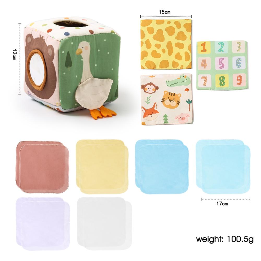 Baby Montessori Toys Magic Tissue Box Finger Exercising Busy Board Educational Learning Activity Sensory Toys For Kids Baby Game