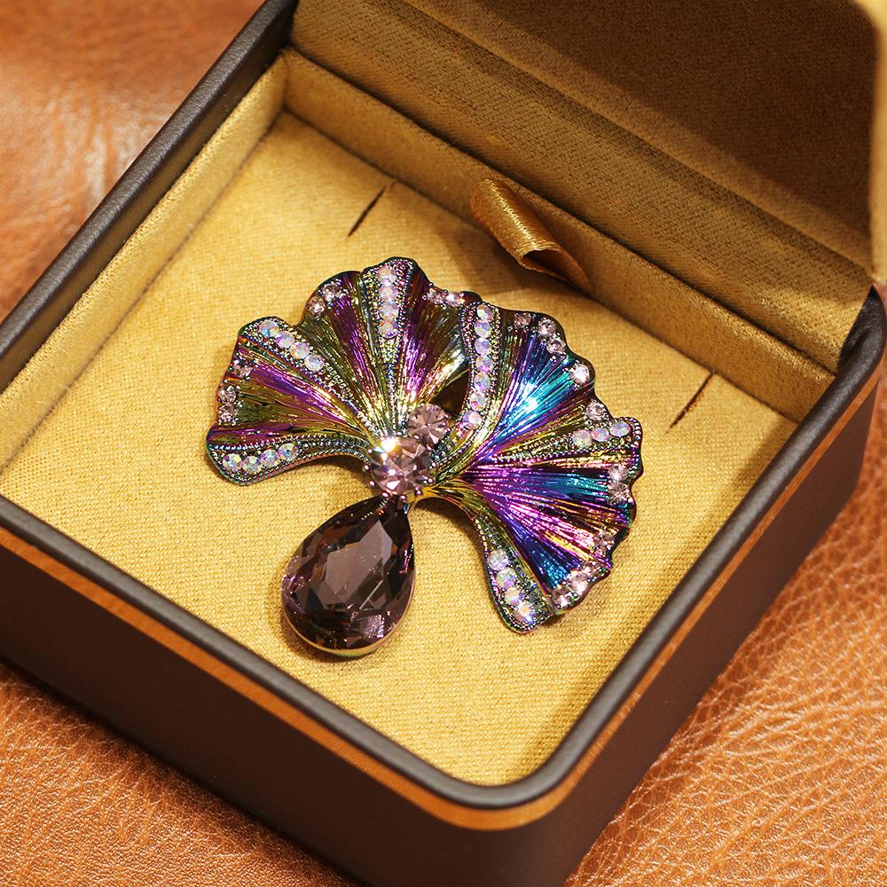 SKEDS Роскошные Сияющие Цветные Стразы Цветок Значки Брошь Для Женщин Мужчин Мода Классические Изысканные Аксессуары Булавка Подарок