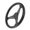 350mm/14in Racing Car Drifting Steering Wheel Replacement Universal Modified AccessoryBlack
