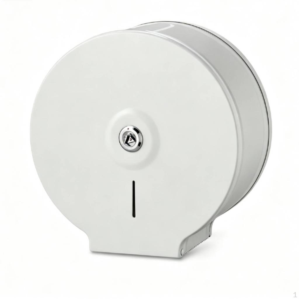 Toilet Paper Dispenser Stainless Steel WallMounted Lockable Roll Holder for