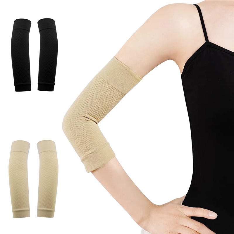 Women Shaping Pressure Sleeve Covers for Elbow and Arm Protection Elastic Sprot Sleeves Bundled Yoga Arms Sleeve Sun Protection
