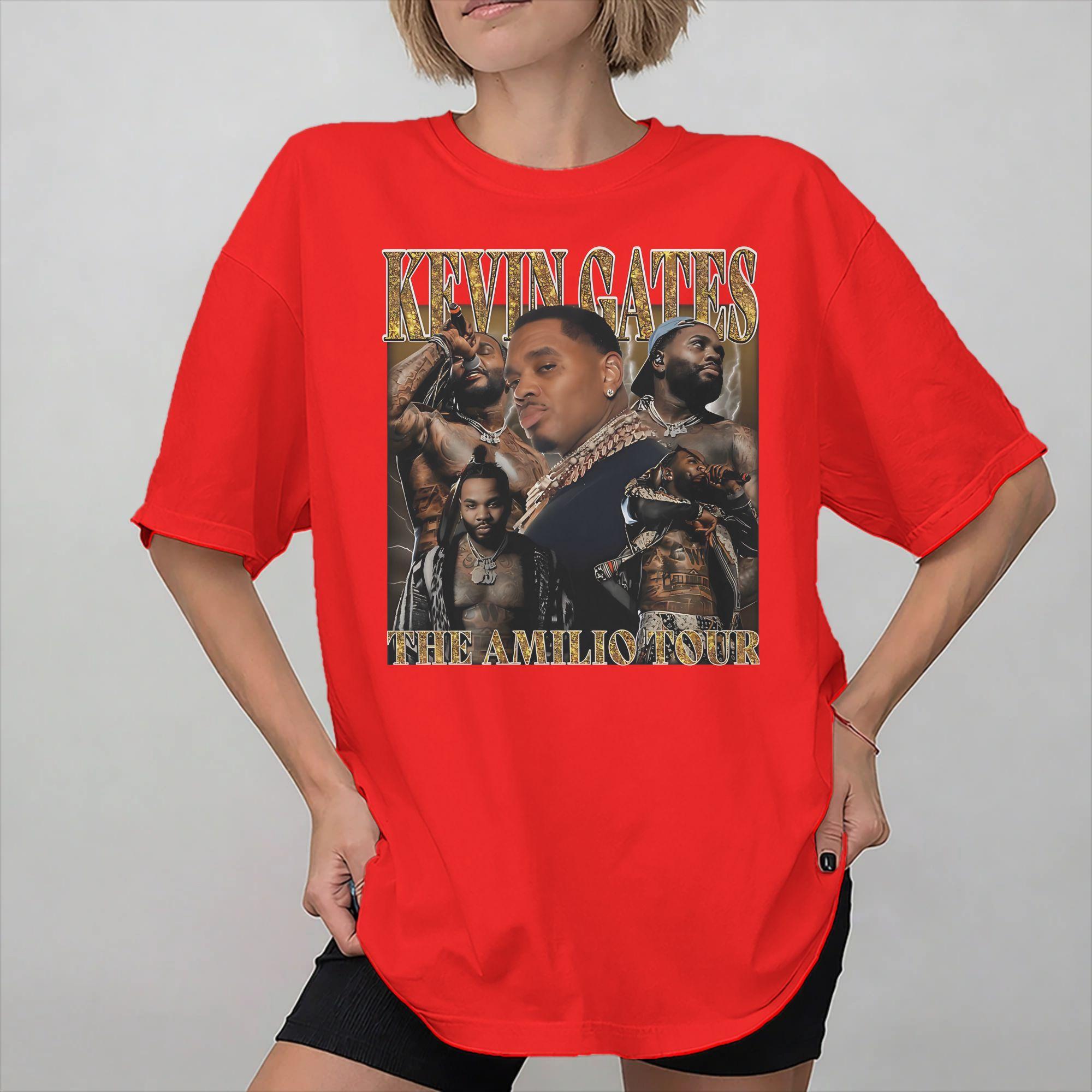 

Unisex Women Kevin Gates The Amilio Tour T Shirt 100 Cotton Graphic Tee Shirts Clothing Outfits S