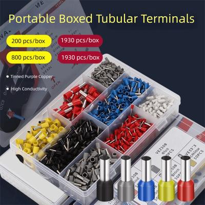 Pre-Insulated Wire Connect Insulated Connector Ferrule Crimping Tool Kit  Industrial Application