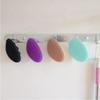 Silicone Body Scrubber Natural Bristles Skin Exfoliator Scrub Shower Sponge Brush Silicone Bath Shower Brush