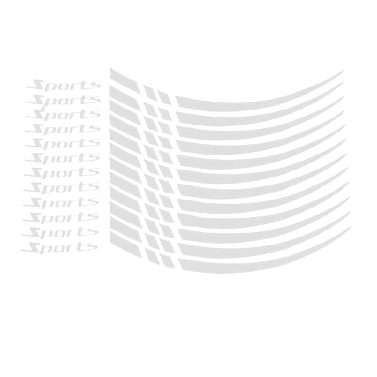 Bicycles Night Reflective Safety Decoration Strips Wheel Rims Reflective Stickers Cycling Reflector Easy to Install