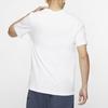 T Shirts Men's White Crew Neck Moderate Straight Fit CT6313-100