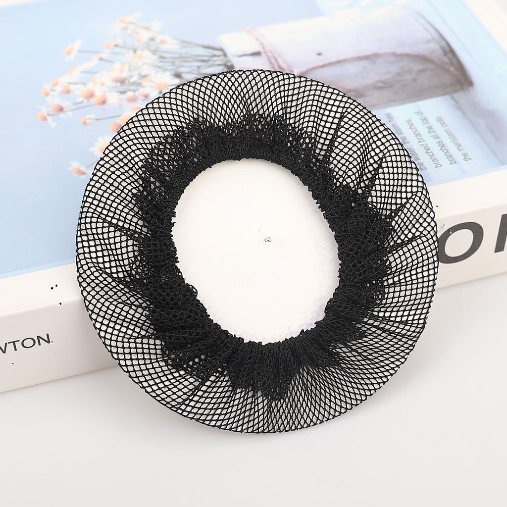 Children'S Dance Disc Hair Dance Grade Net Pocket Ballet Headgear, Lace Elastic Net Cover Hair Accessories