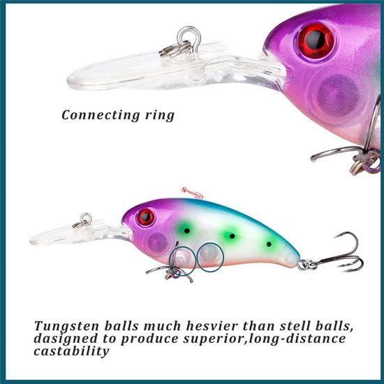 SOUGAYILANG Crankbaits Fishing Bait Minnow Fishing Lure Bait Fishing Hard Lure