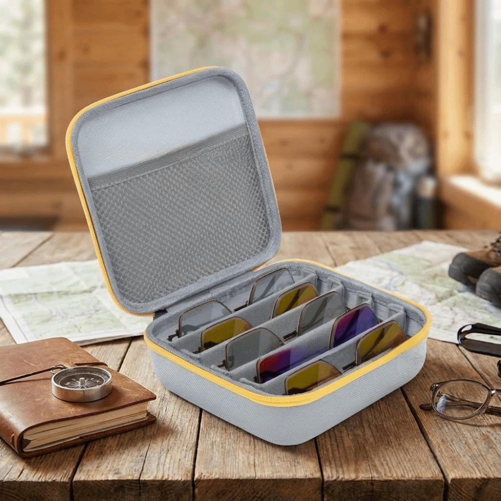 Hard Shell EVA Glasses Case Large Capacity Eyeglasses Storage  For Women Men
