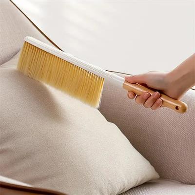 Long Handle Soft Bristle Bed Brush Cleaning Brush for Sofa Bedroom Carpet Dust Removal Tool