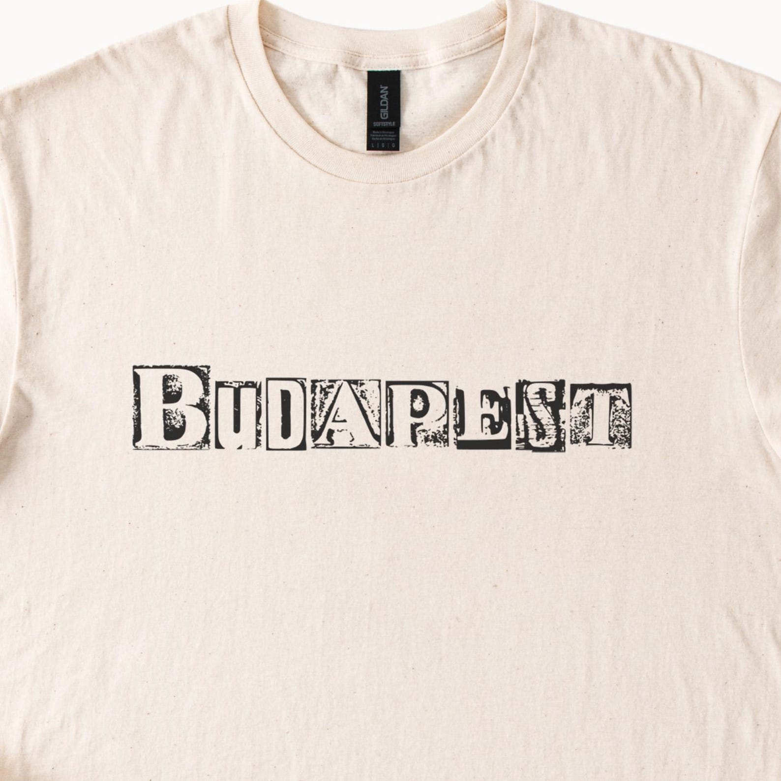 Budapest Graphic T Shirt Distressed Block Letter Budapest City Name Tee Budapest Souvenir Shirt Budapest Hungary Travel Shirt 110