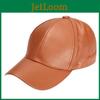 Trendy Unisex Women Soft Faux Leather Baseball Cap In Multiple Colors And Sizes
