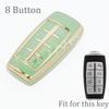 8 Button Car Tpu Key Case Cover Holder For Hyundai Genesis Gv70 Gv80 Gv90  -  Key Shell Keychain Protective Accessories