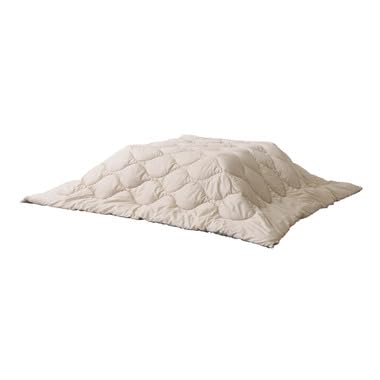Thin Kotatsu Futon, Square, Water-Repellent Quilted, Reversible, Size A